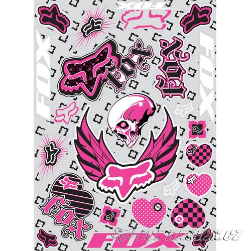 Fox Girls Sticker Sheet