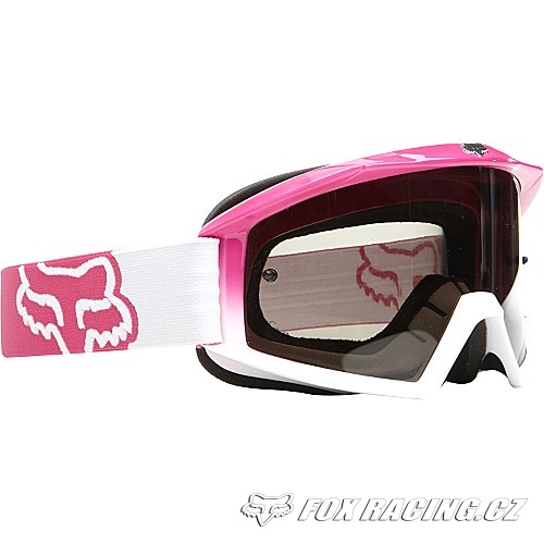 Fox Main Pink/White Fade Goggles 