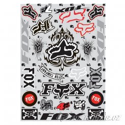 Fox Raceday Sticker Sheet