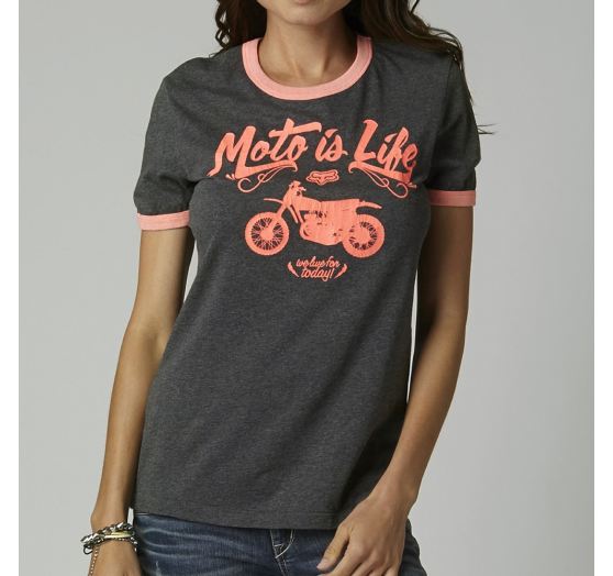 Fox Racing Juniors Speed Control Ringer Tee Fox Racing Juniors Speed Control Ringer Tee