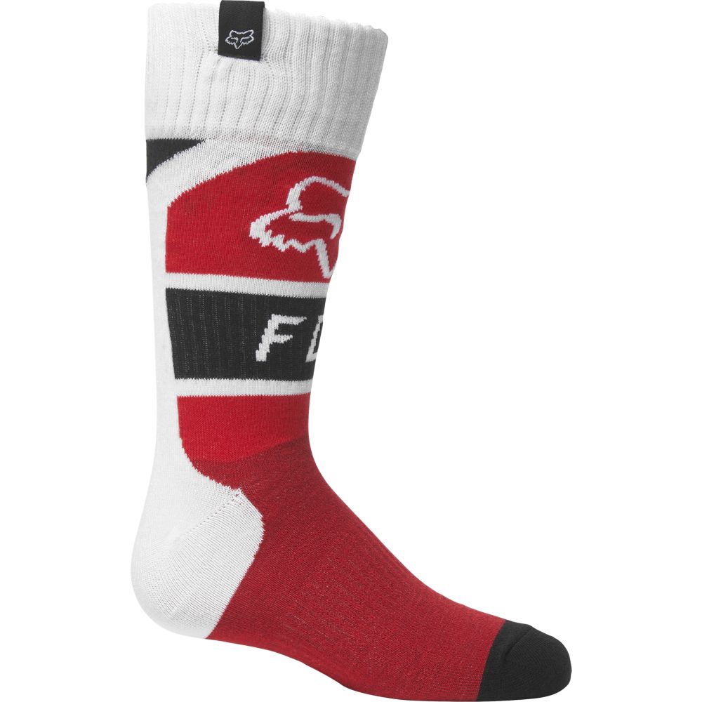 Fox Youth Lux Socks YS (5) fluo red