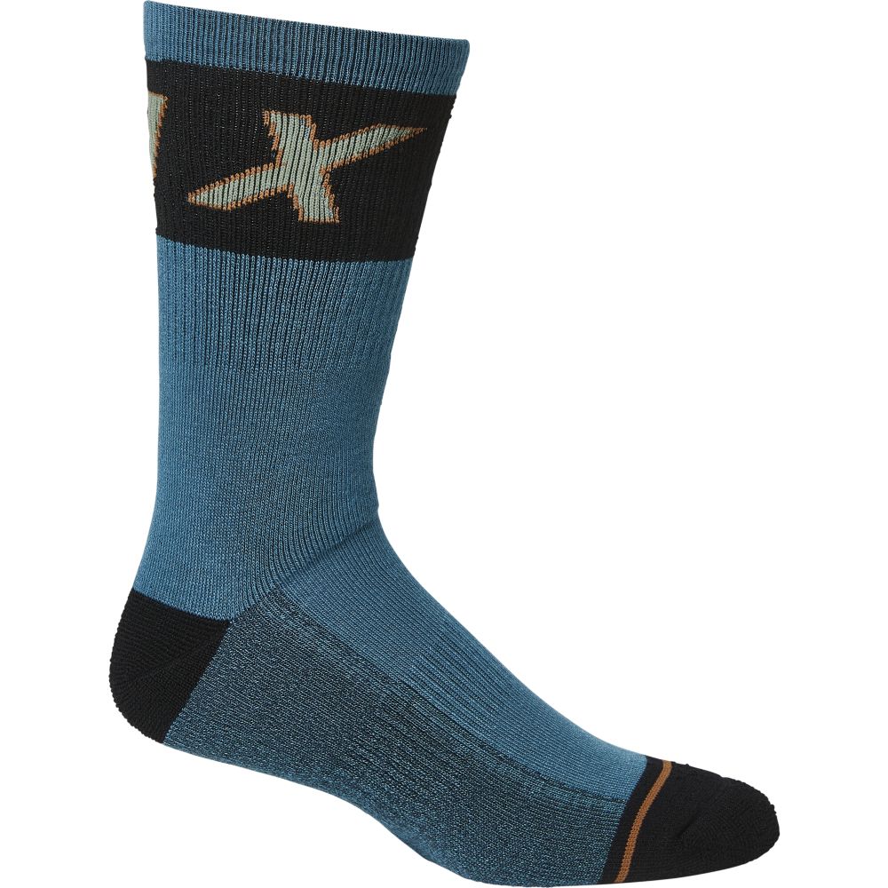 Fox 8" Winter Wool Sock S/M slate blue