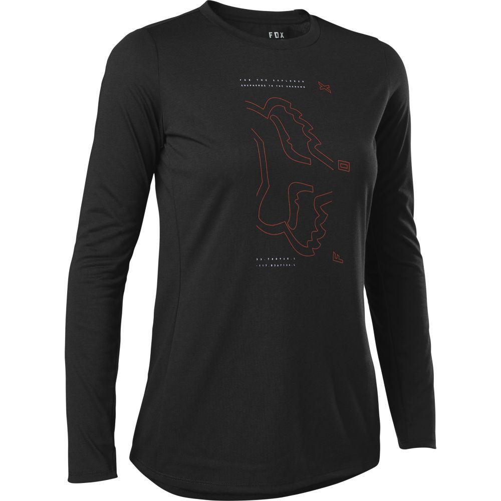 Fox Womens Ranger Drirelease LS Jersey black XS