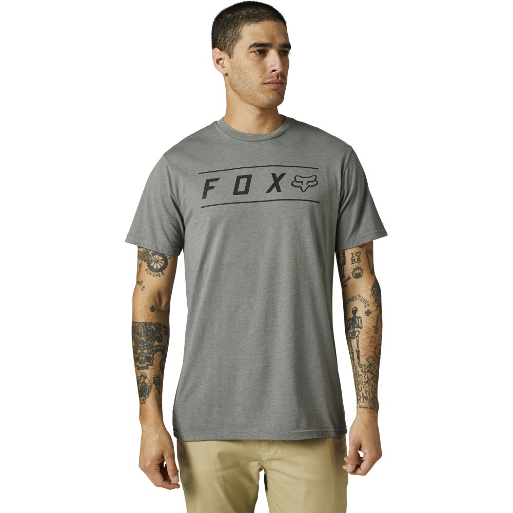 Fox Pinnacle Premium Tee M heather graphite