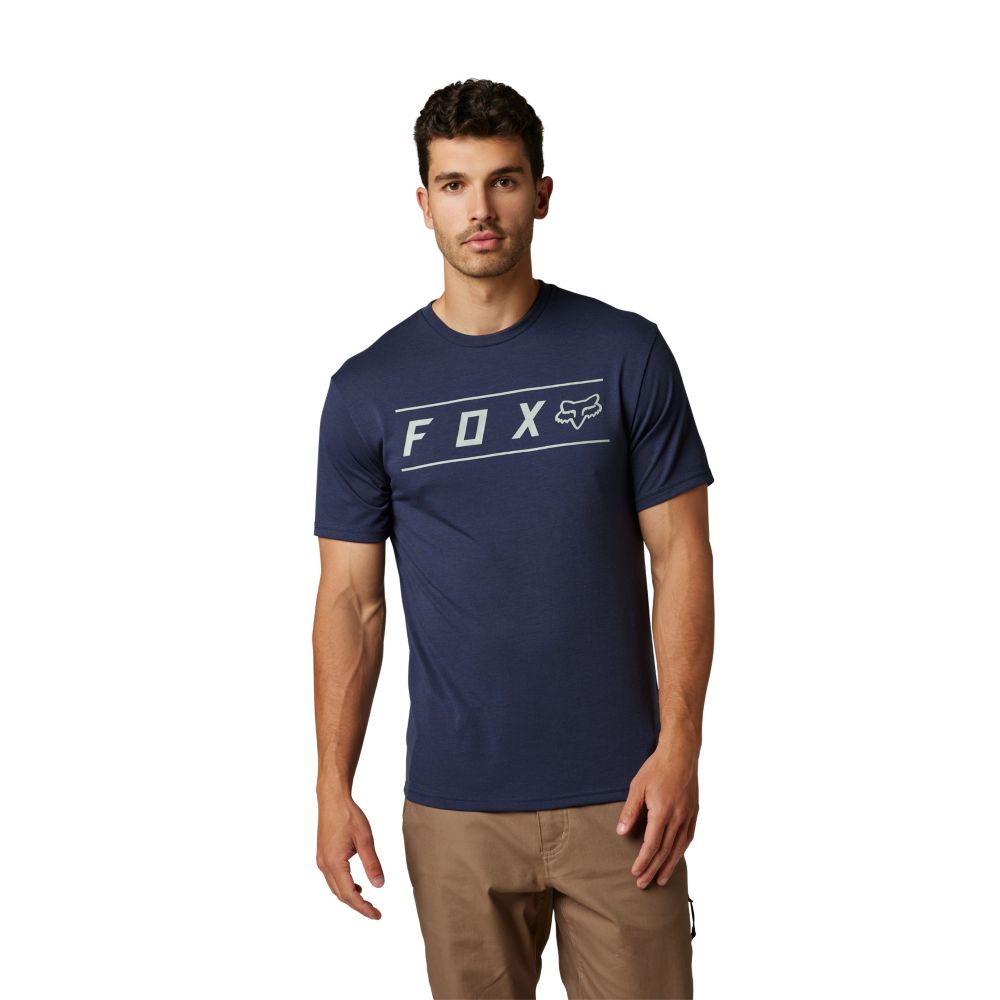 Fox Pinnacle Tech Tee S heather deep cobalt