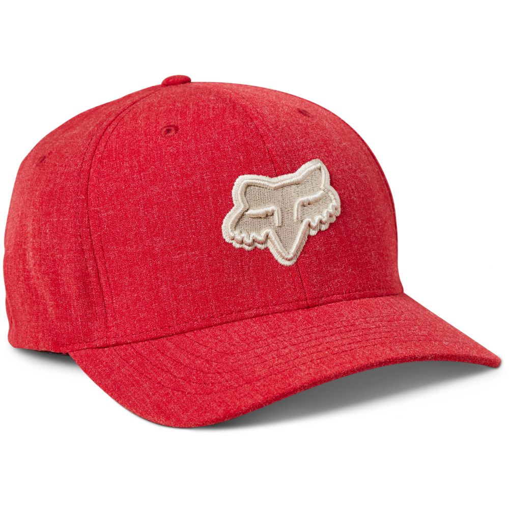 Fox Transposition Flexfit Hat S/M heather red