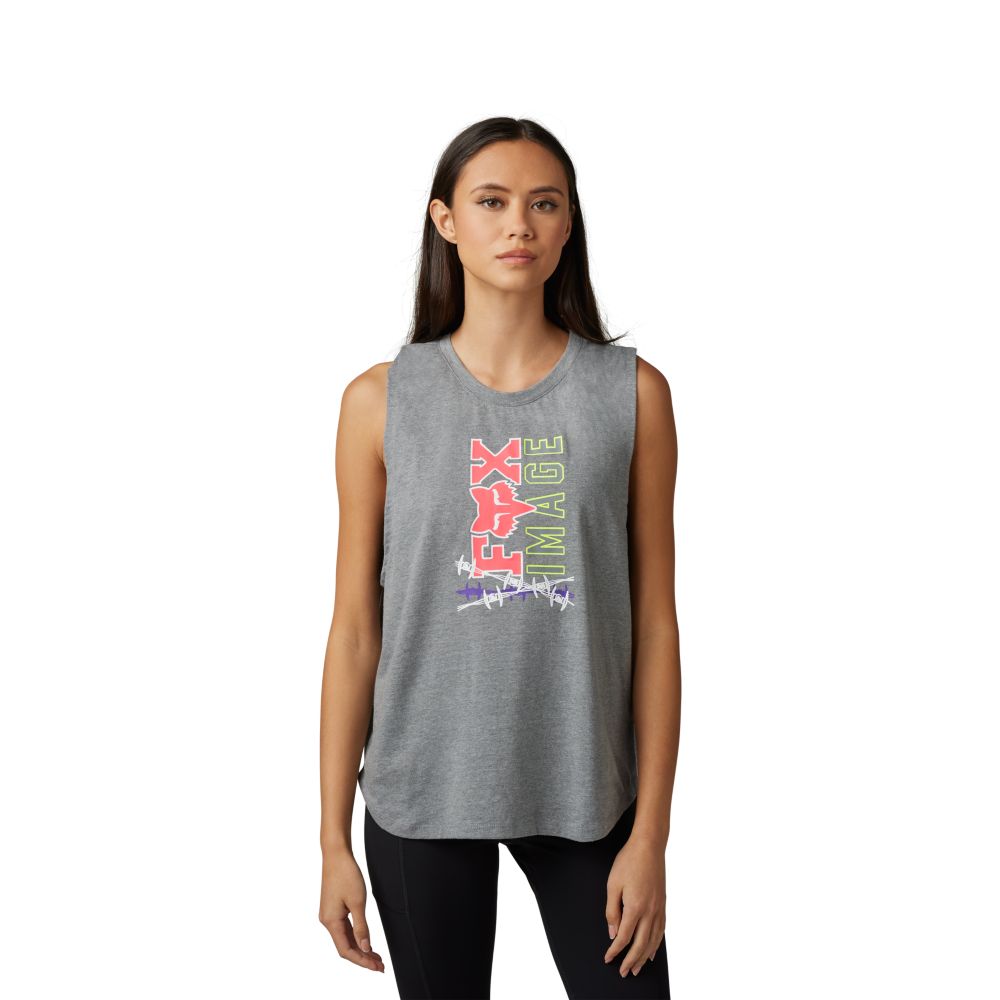 Fox Barb Wire Tank XL heather graphite