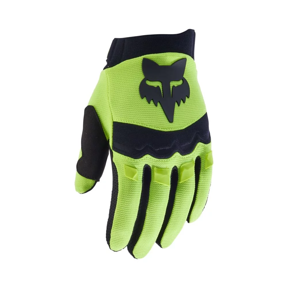 Fox Youth Dirtpaw Gloves YS (5) fluorescent yellow