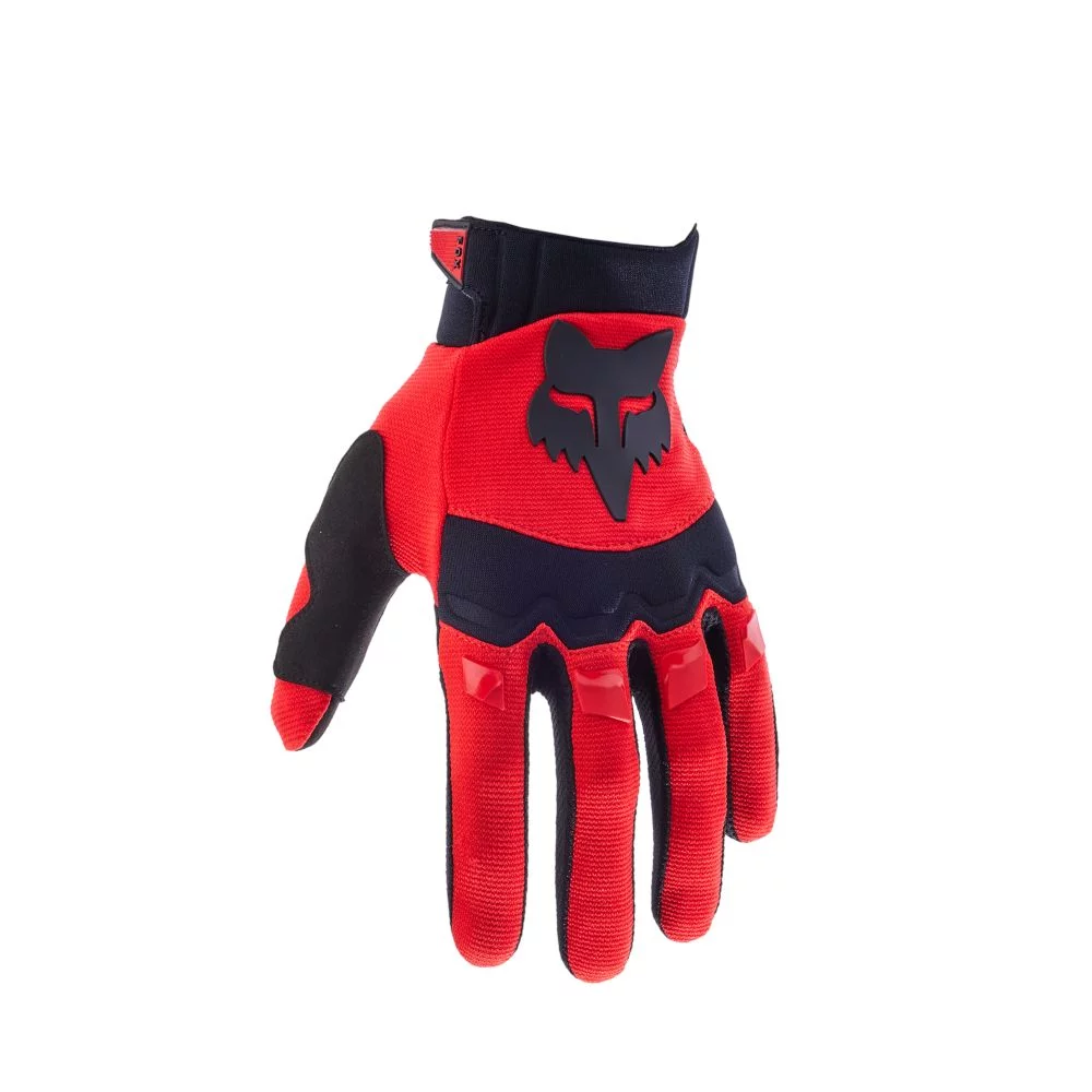 Fox Dirtpaw Glove S fluorescent red