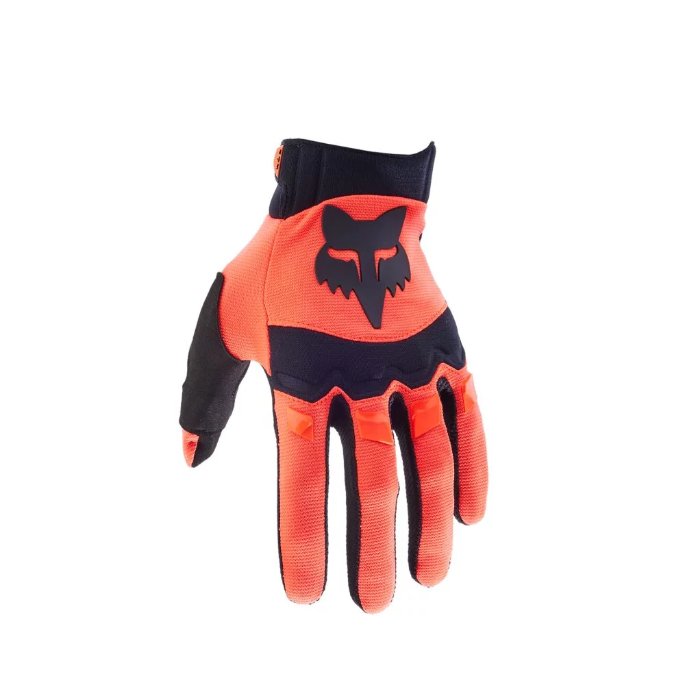 Fox Dirtpaw Glove S fluorescent orange