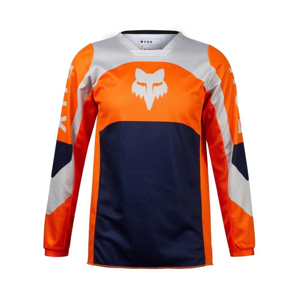 Fox Youth 180 Nitro Jersey YS (5) fluorescent orange