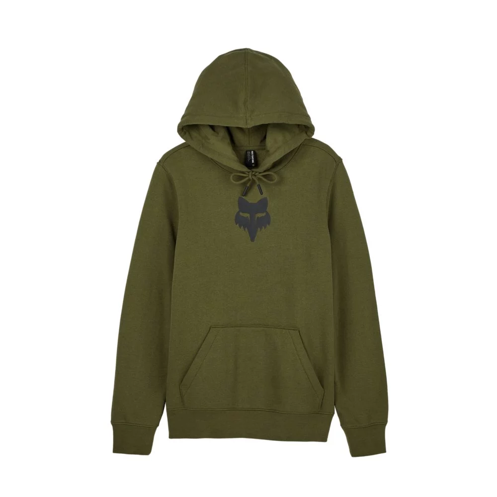 Fox Head Po Fleece Hoodie M olive green