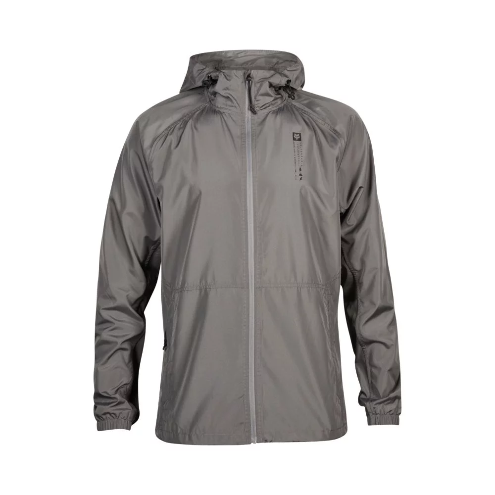 Fox Base Over Windbreaker Jacket L pewter