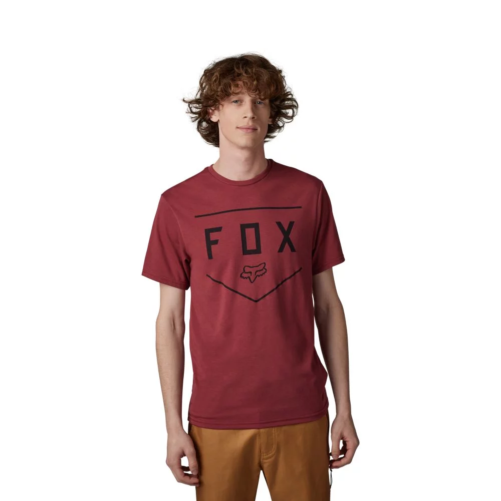 Fox Shield Tech Tee scarlet S