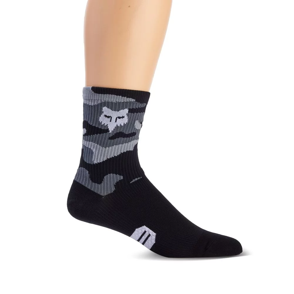 Fox 6" Ranger Sock black camo L/XL