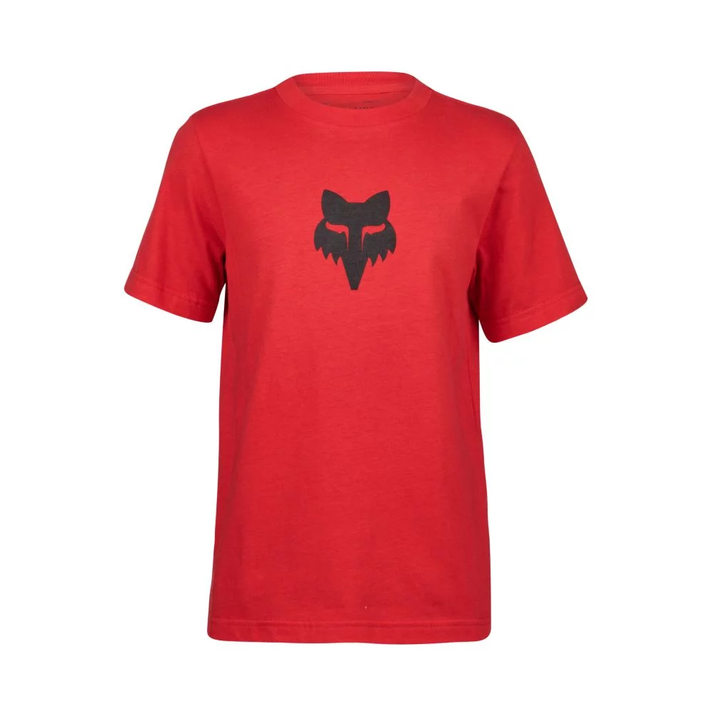 Fox Youth Legacy Tee flame red YL