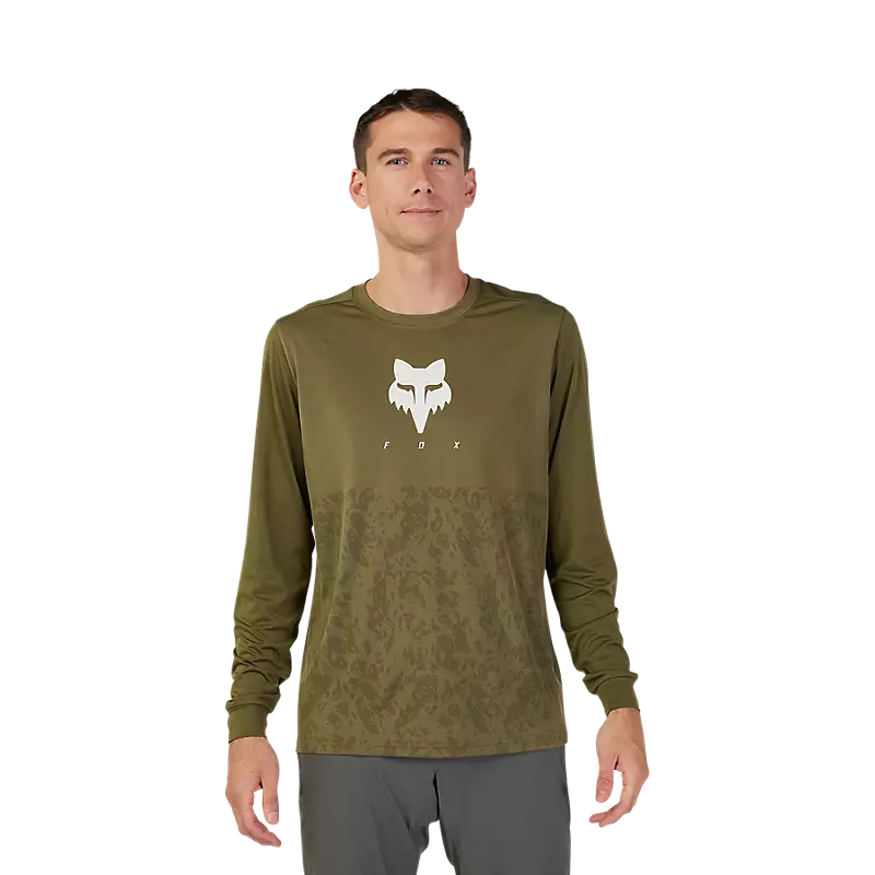 Fox Ranger Tru Dri LS Jersey M olive green