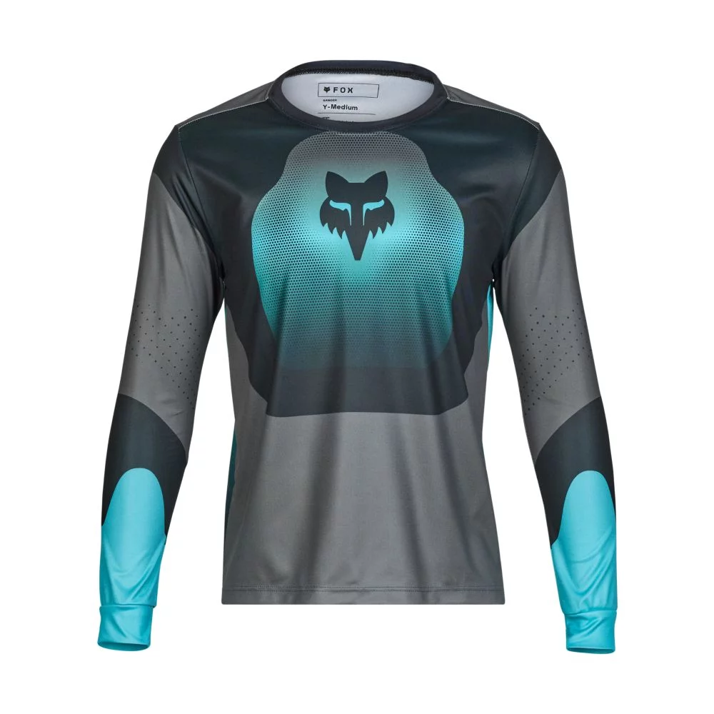 Fox Youth Ranger Revise LS Jersey teal YXL