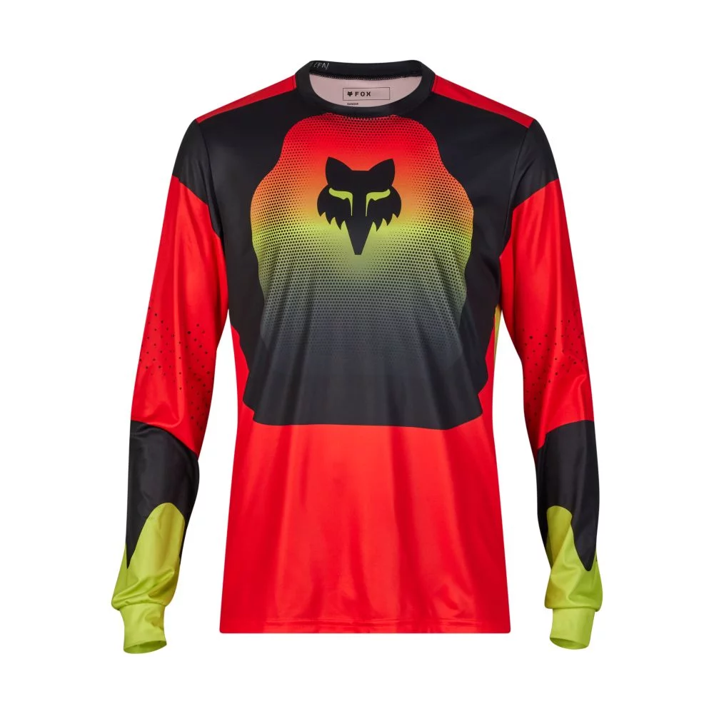 Fox Ranger Revise LS Jersey red/yellow S