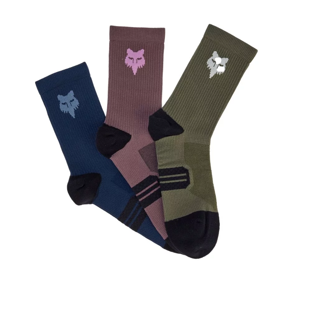 Fox 6" Ranger Sock Prepack Multi L/XL multi