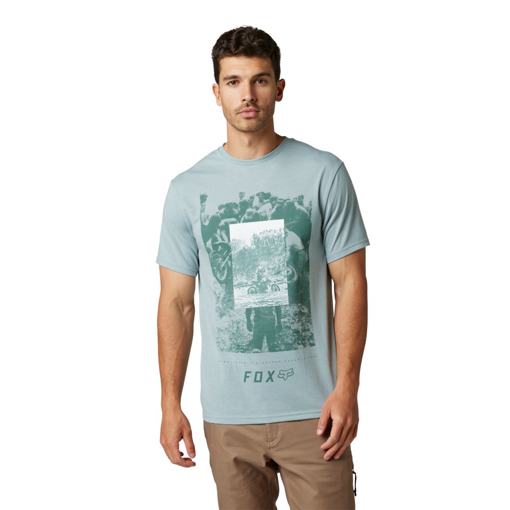 Fox Aiming High Tech Tee gunmetal S