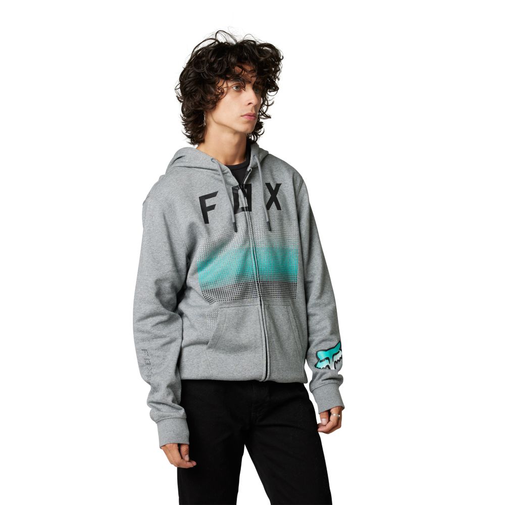 Fox Fgmnt Zip Fleece L heather graphite