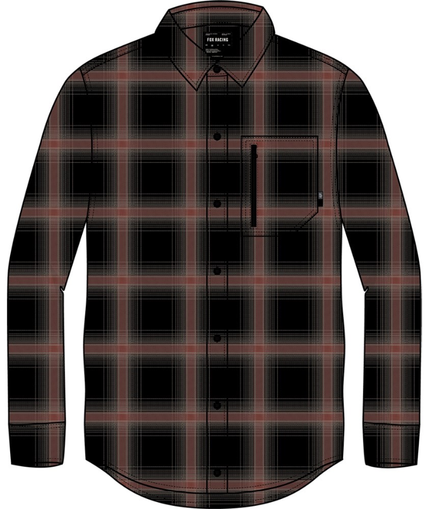 Fox Gamut Stretch Flannel L copper