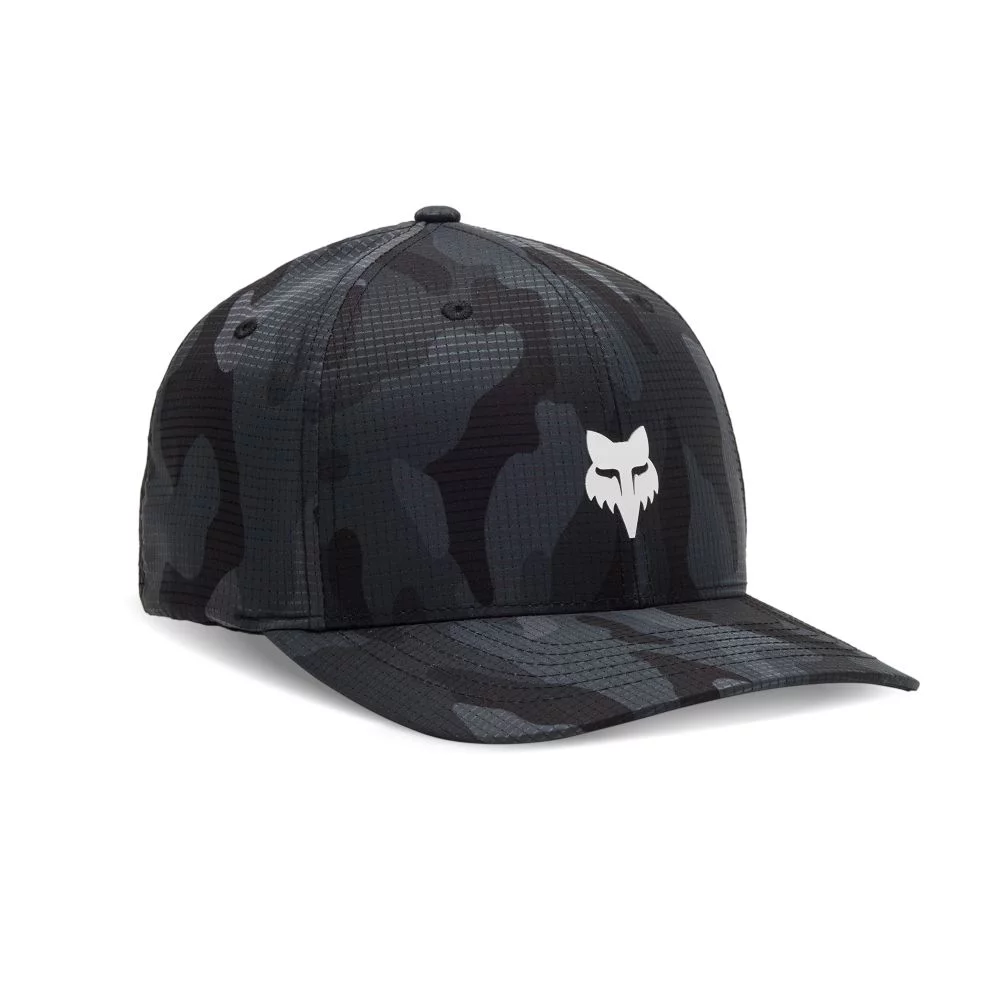 Fox Head Camo Tech Flexfit Hat black camo L/XL