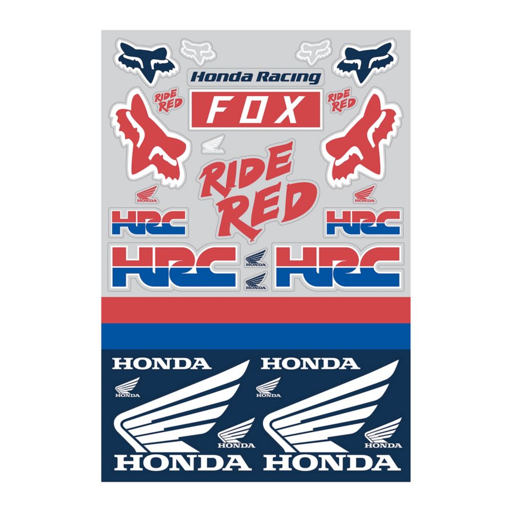 Fox Honda Track Sticker Pack