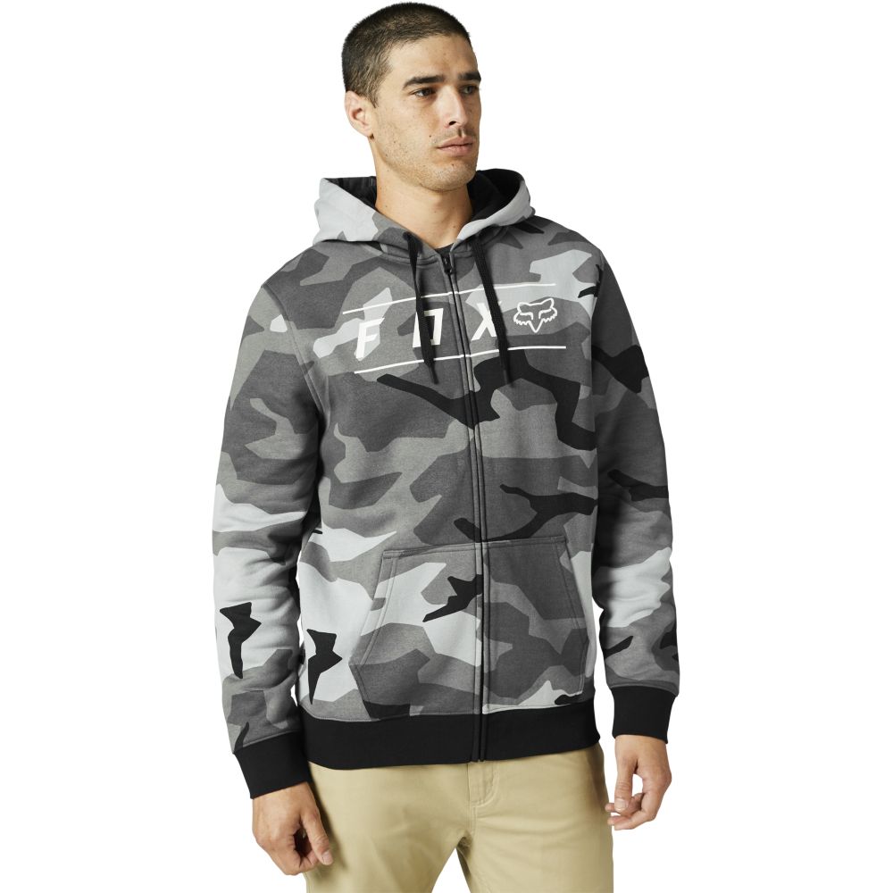 Fox Pinnacle Camo Zip Fleece black L