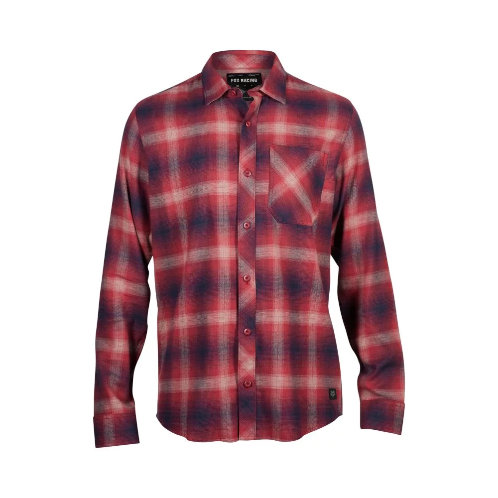 Fox Survivalist Flannel scarlet L