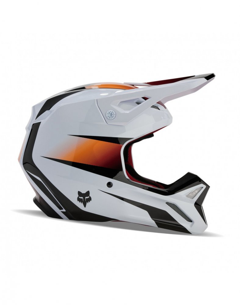 Fox V1 Flora Helmet white/black XL