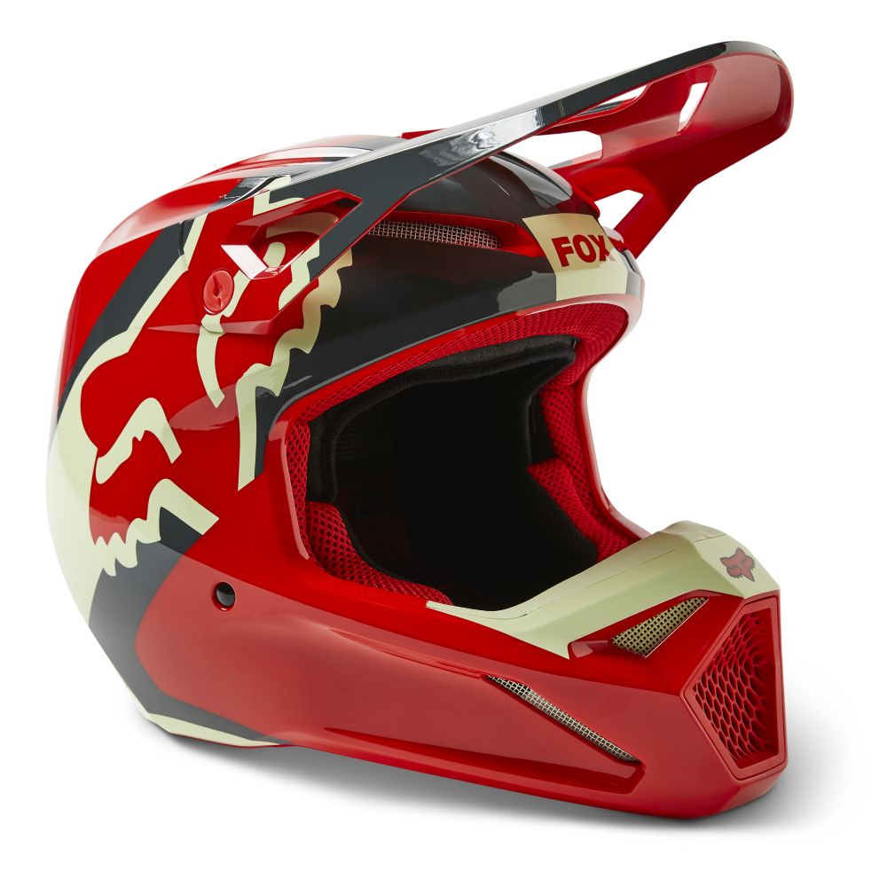 Fox V1 Xpozr Helmet L fluo red