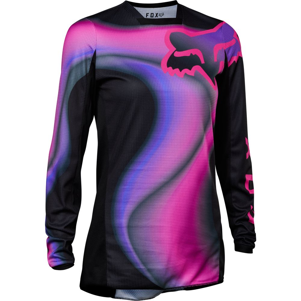 Fox Womens 180 Toxsyk Jersey XS blue/pink