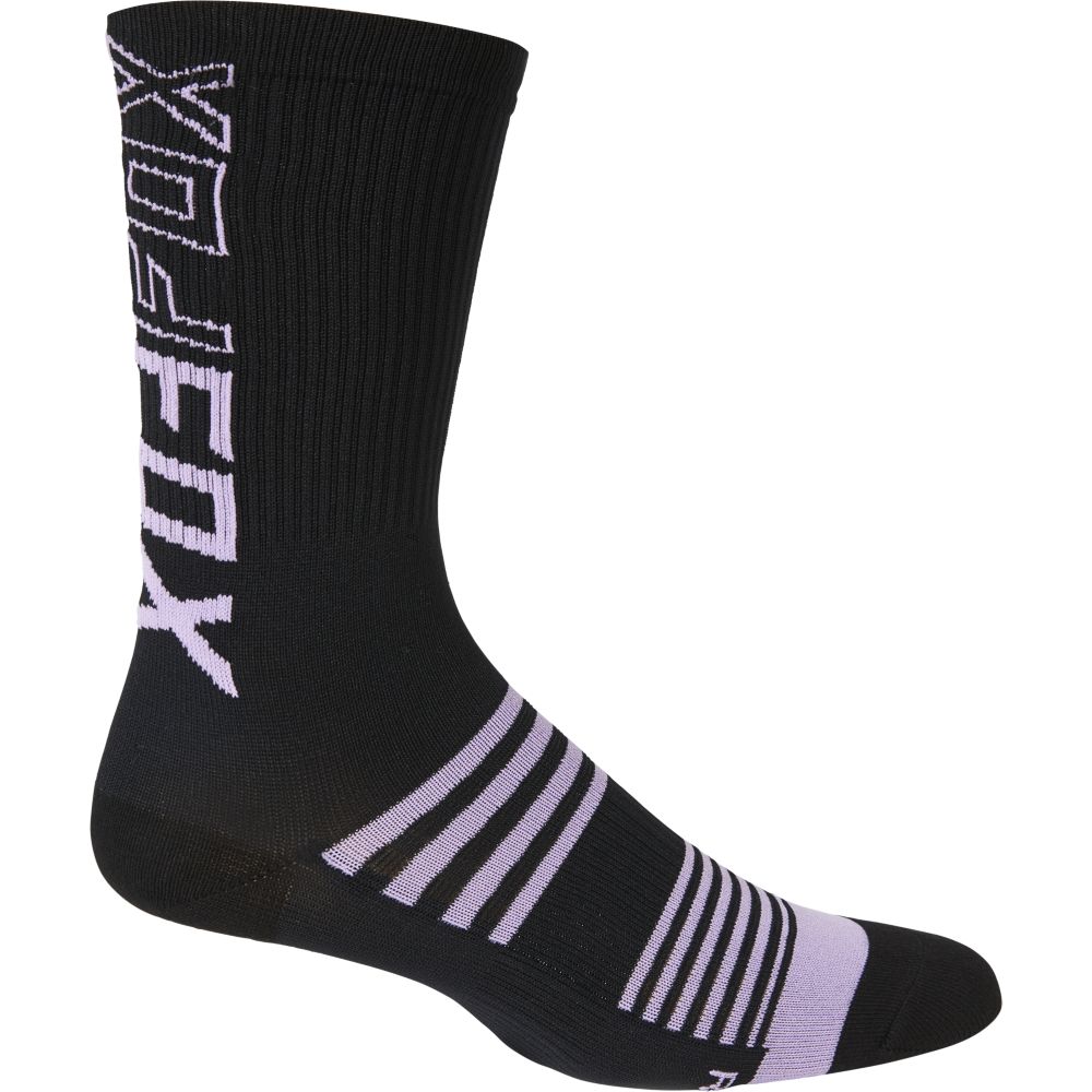 Fox Womens 8" Ranger Sock black/fuchsia