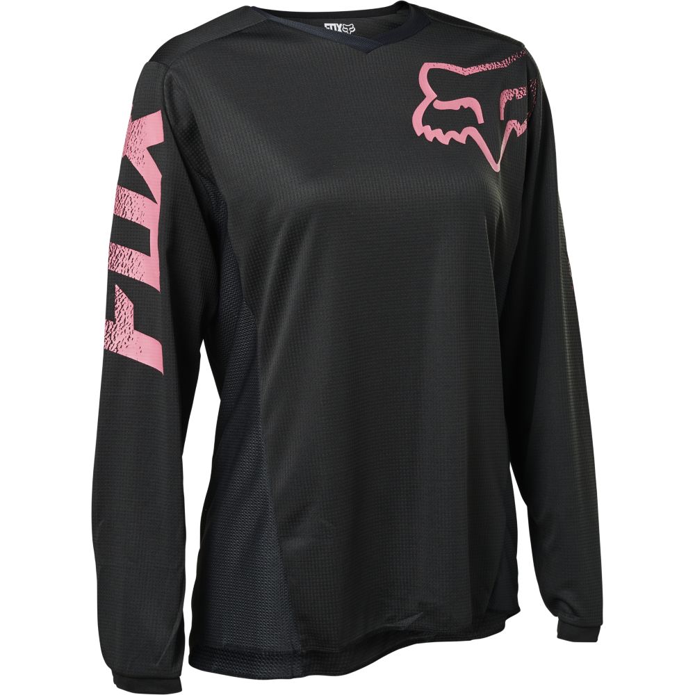 Fox Womens Blackout Jersey black/pink L