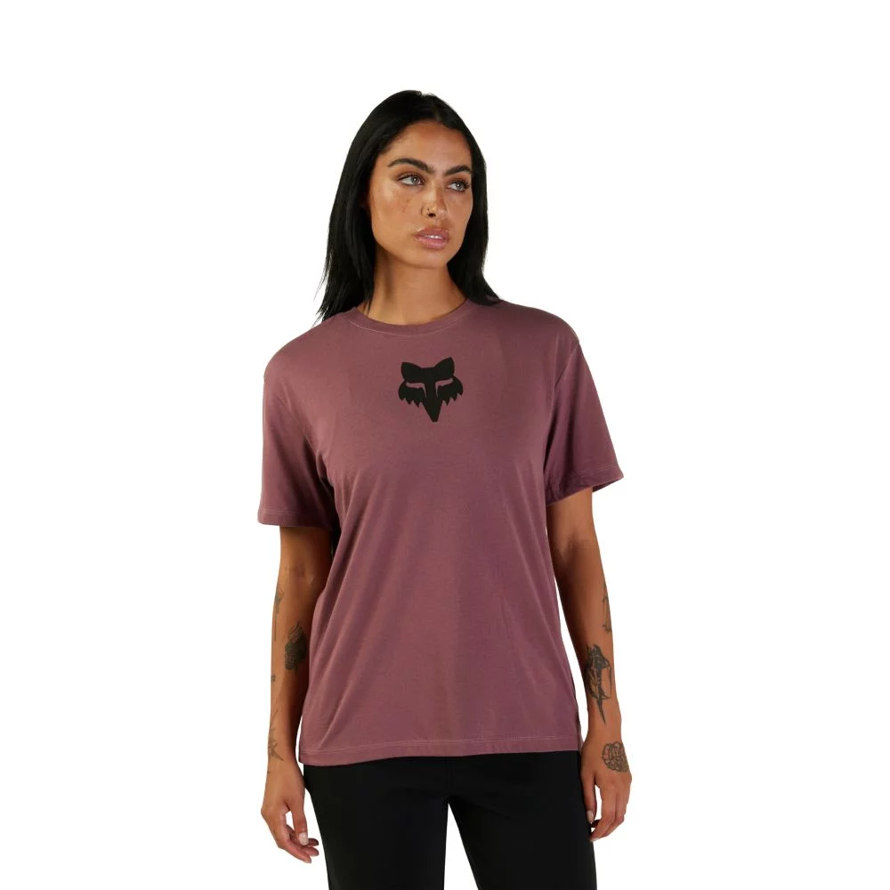 Fox Womens Fox Head Tech Tee S cordovan