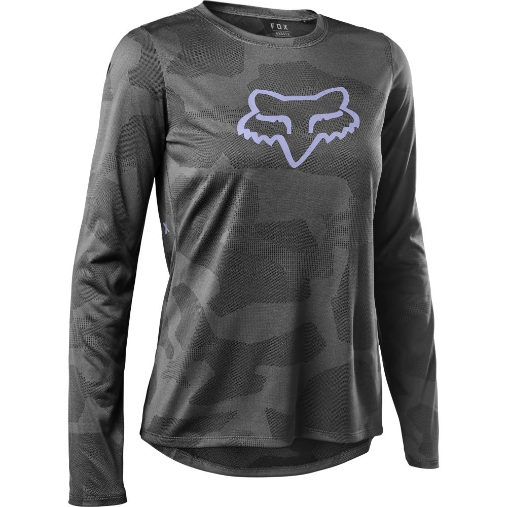 Fox Womens Ranger Tru Dri LS Jersey grey M