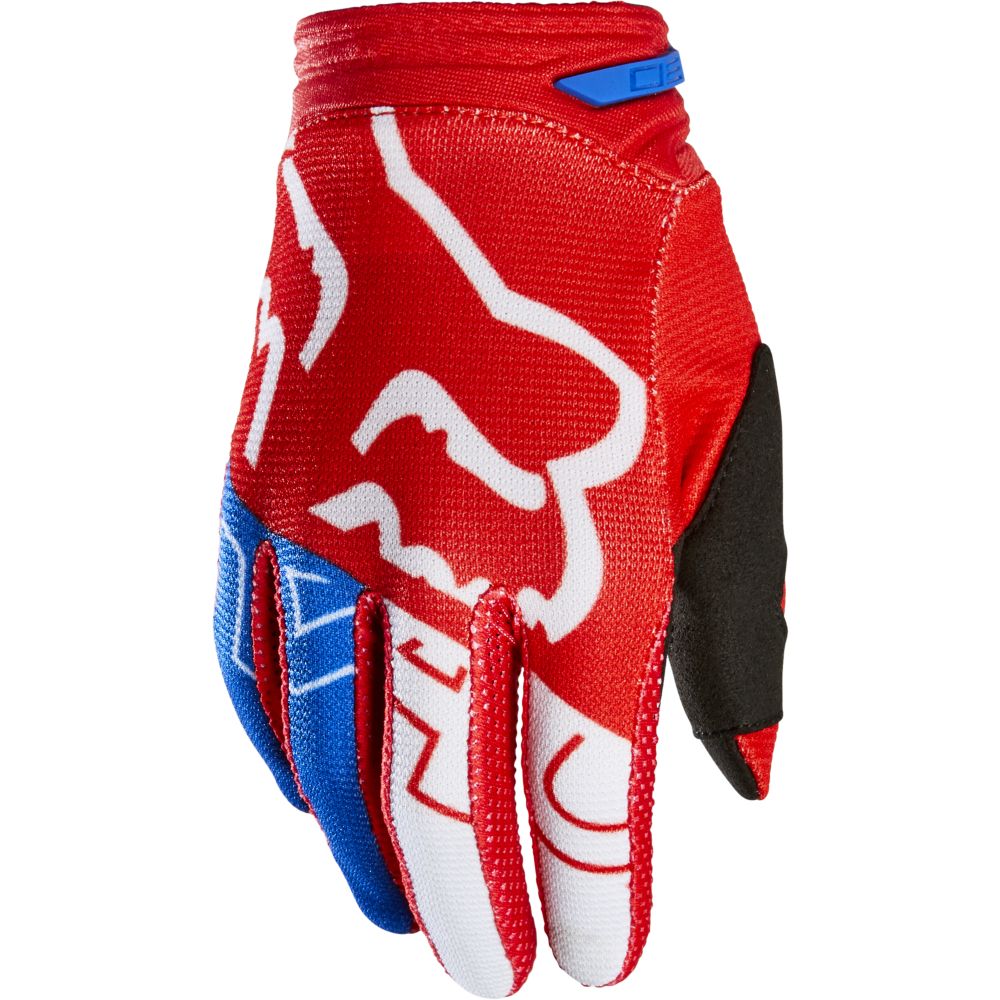 Fox Youth 180 Skew Gloves white/red/blue YM
