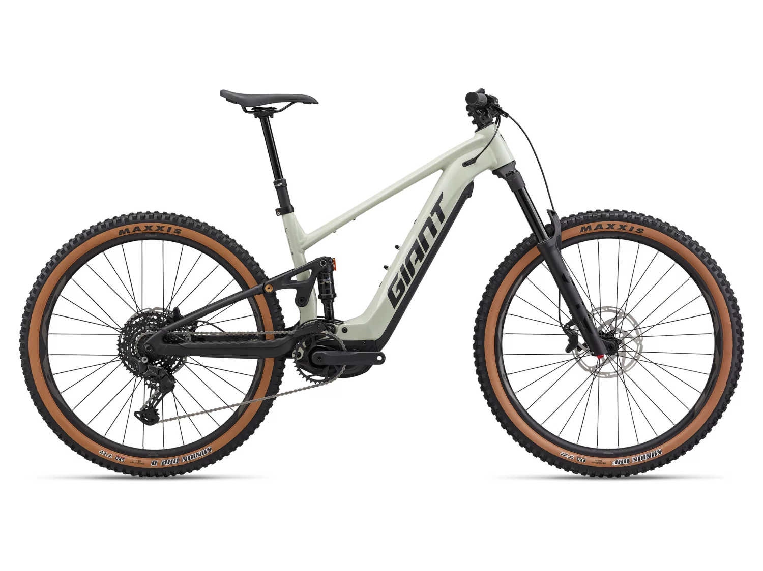 Giant Stance E+ 2 Desert Sage elektrokolo, celoodpružené horské elektrokolo Giant 2027