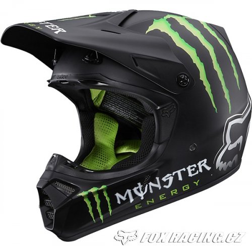 Fox V3 RC Monster Matte 12 Helmet