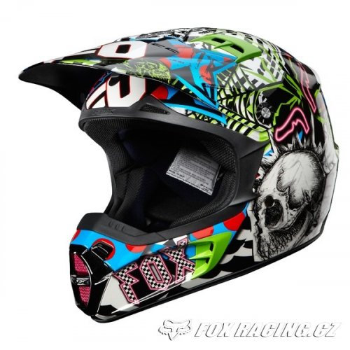 Fox V2 Pure Filth 12 Helmet