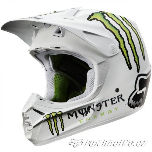 Fox V3 RC Monster Pro Matte 12 Helmet