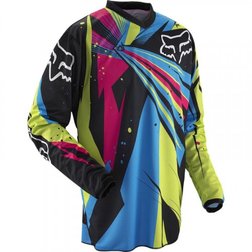 Fox Youth HC Undertow 12 Jersey (green/blue)