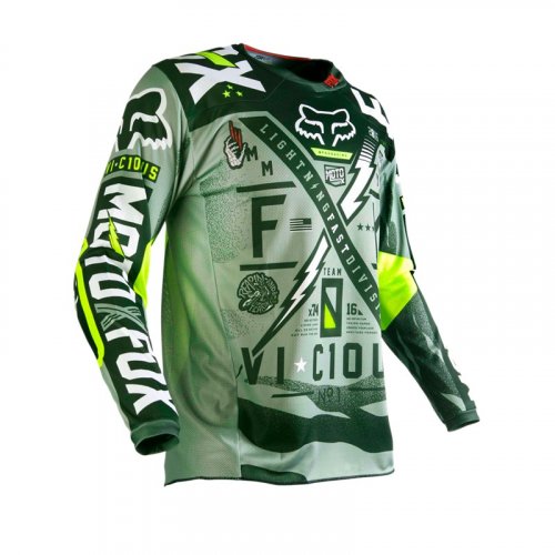 Fox 180 Vicious 16 Jersey (army)