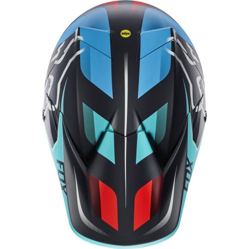 Fox V3 Seca MX17 Helmet (grey/red)