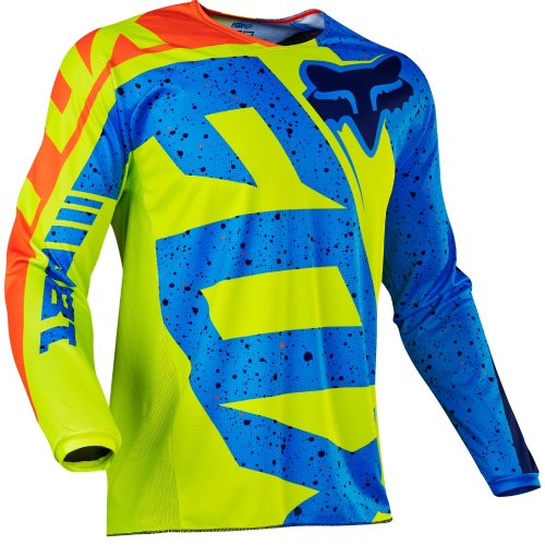 Fox 180 Nirv MX17 Jersey (yellow/blue)