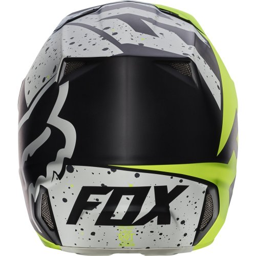 Fox V2 Nirv MX17 Helmet (grey/yellow)