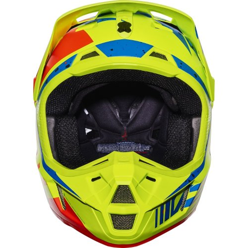Fox V2 Nirv MX17 Helmet (yellow/blue)