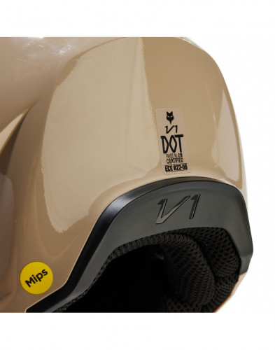 Fox V1 Solid Helmet (taupe)